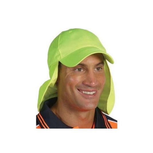 DNC H023 HiVis Cap with Flap