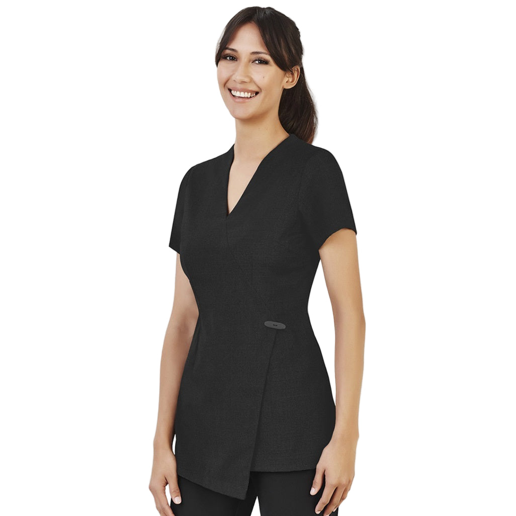 Biz Collection H630L Womens Spa Black Tunic