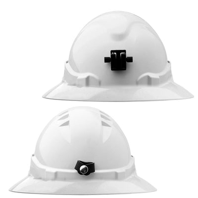 Pro Choice HHV6FBLB V6 Hard Hat Vented Full Brim + Lamp Bracket Ratchet Harness