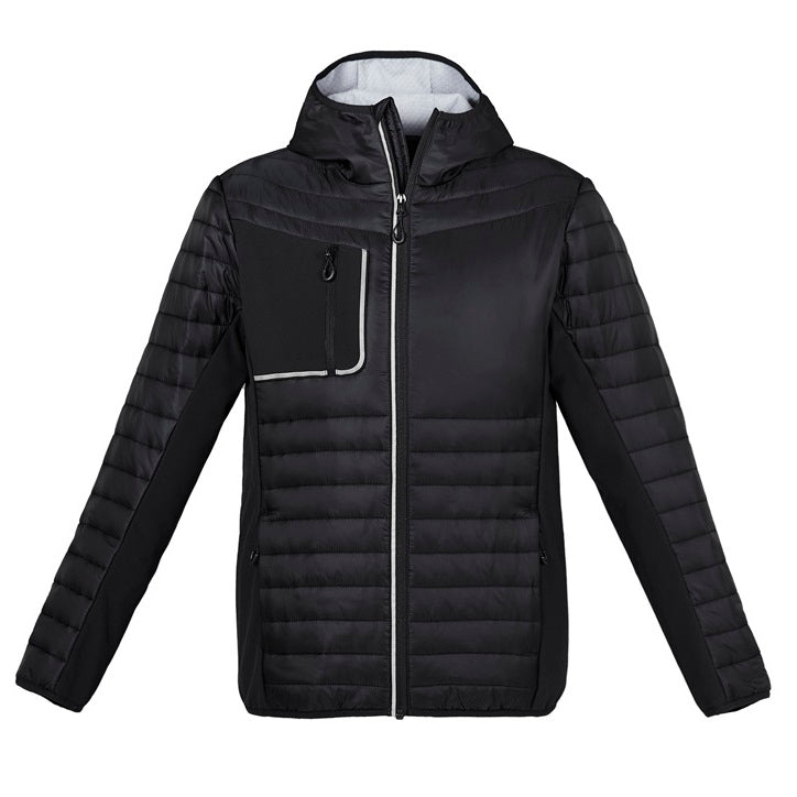 Biz Collection J134M Unisex Patrol Jacket - Black - Alternative Front View