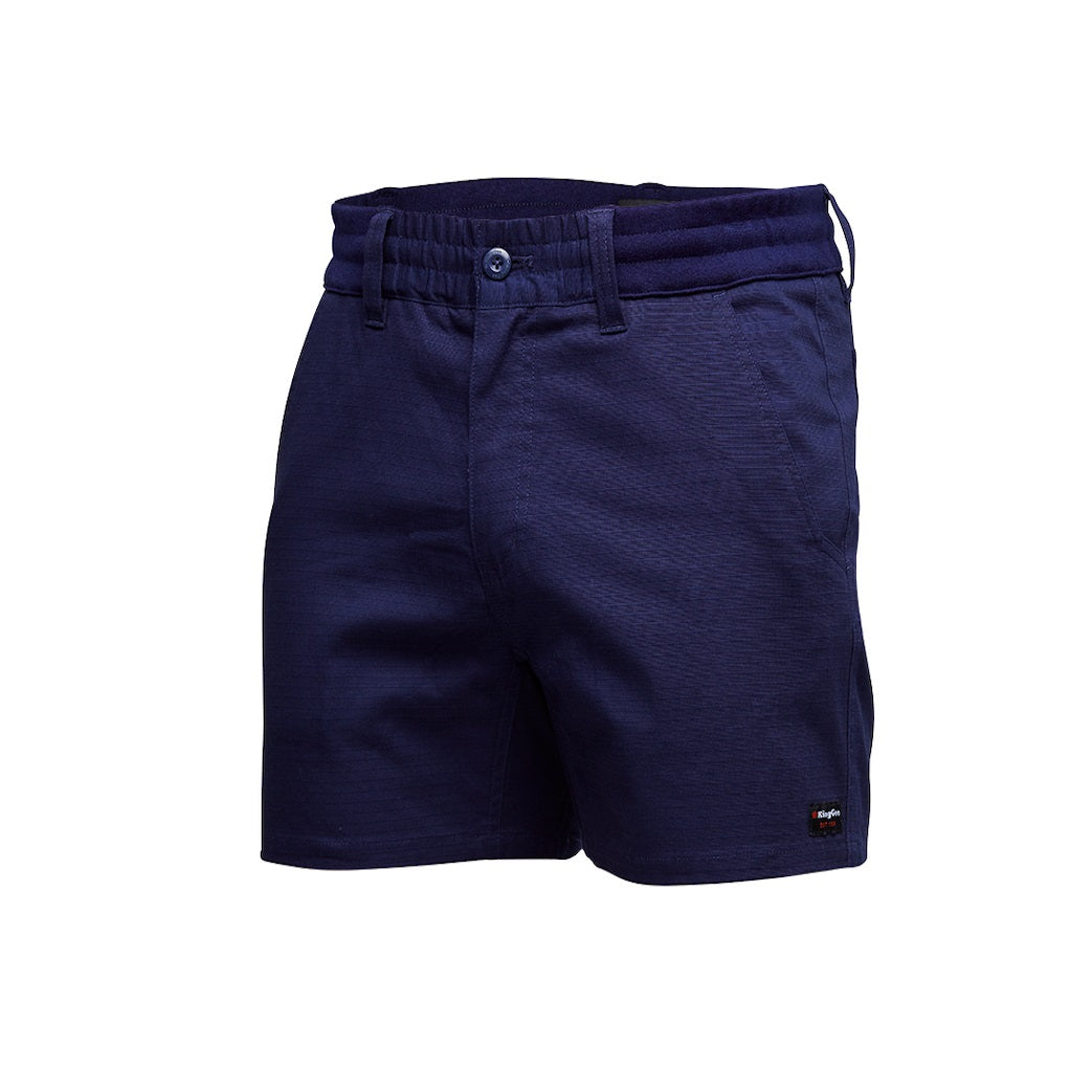 KingGee K17012 Rib Comfort Waist Short Shorts