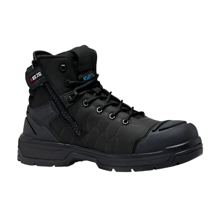 KingGee K27145 Quantum Hybrid Composite Toe Work Boots 5" Black