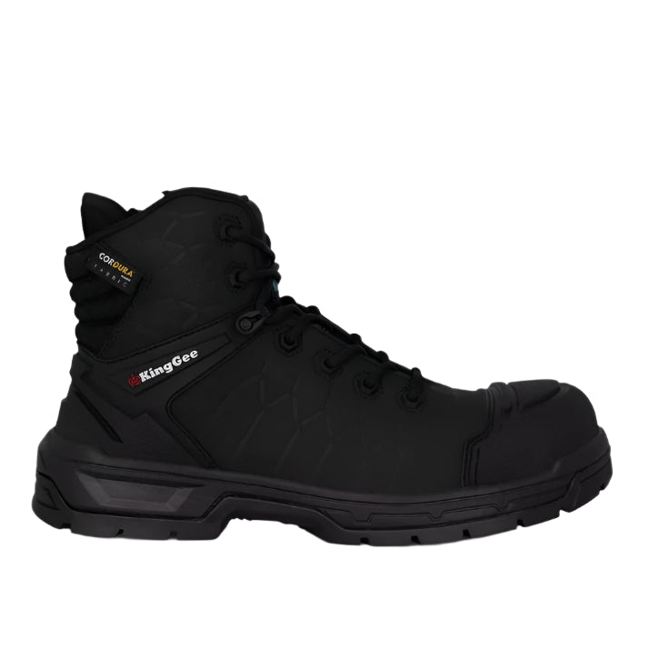 KingGee K27145 Quantum Hybrid Composite Toe Work Boots 5" Black