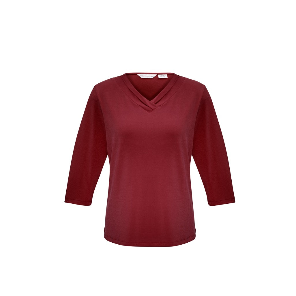 Biz Collection K819LT Lana Ladies V-Neck 3/4 Top