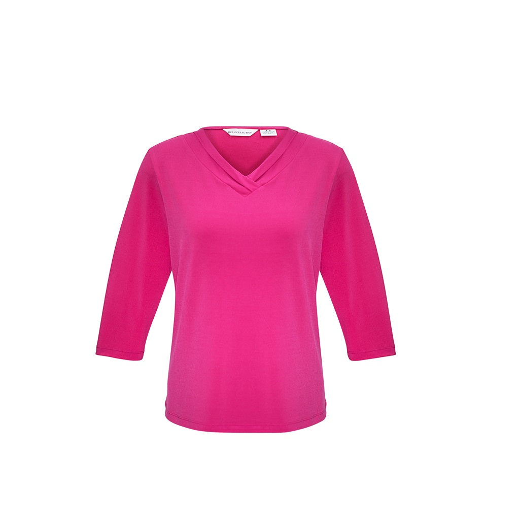 Biz Collection K819LT Lana Ladies V-Neck 3/4 Top