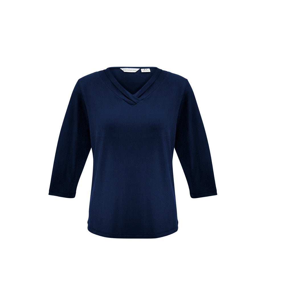 Biz Collection K819LT Lana Ladies V-Neck 3/4 Top