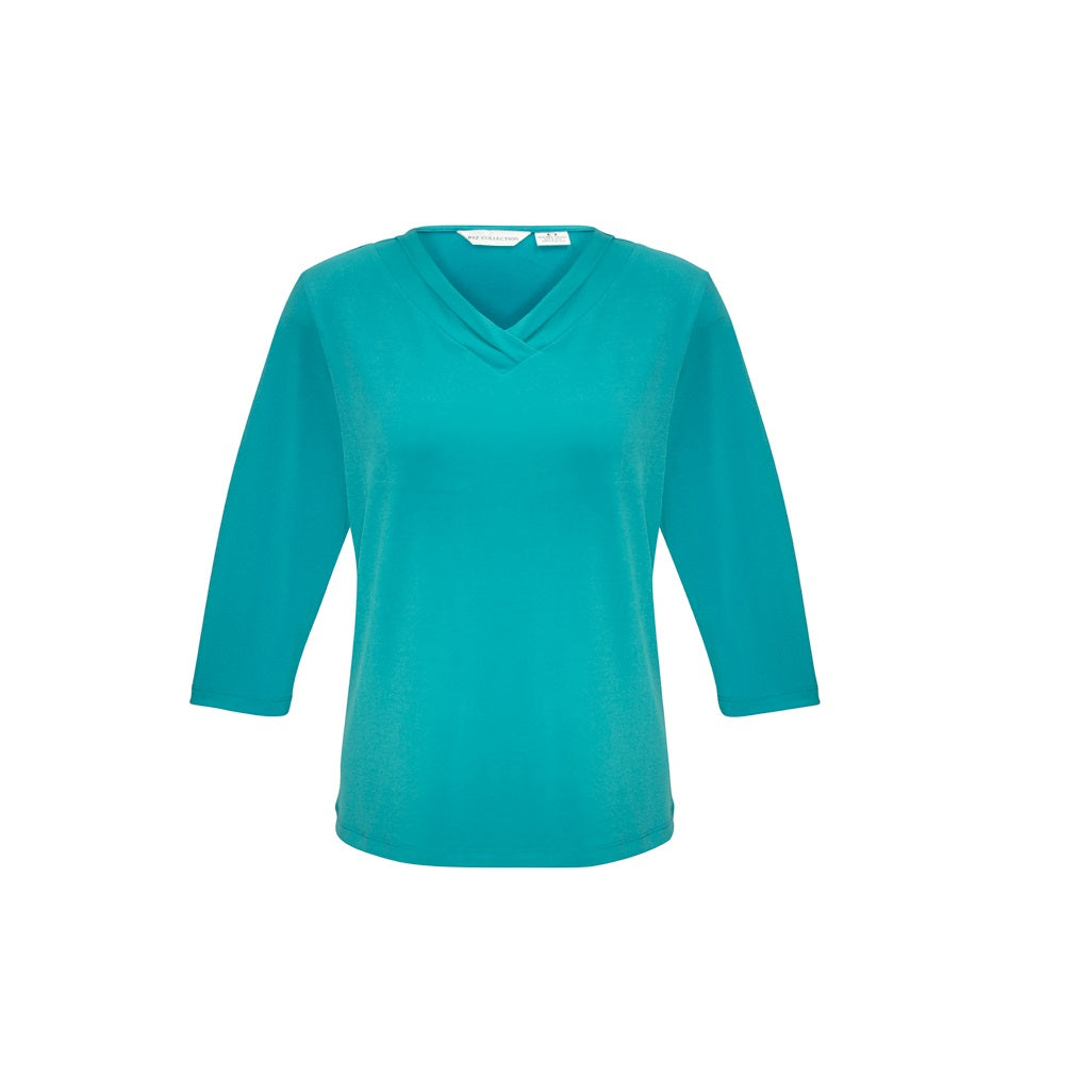 Biz Collection K819LT Lana Ladies V-Neck 3/4 Top