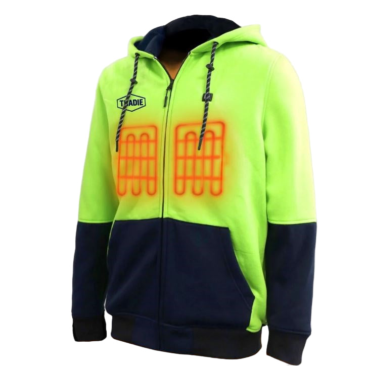 Tradie MJ4289SI HiVis Heated Hoodie