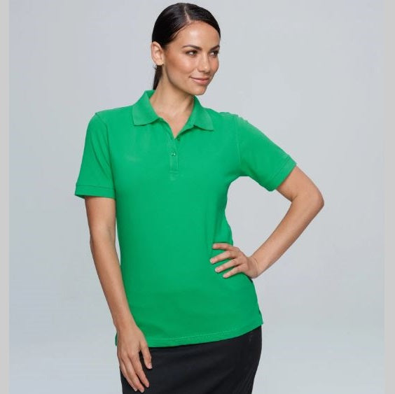 Aussie Pacific N2315 Claremont Ladies Polo Kelly Green