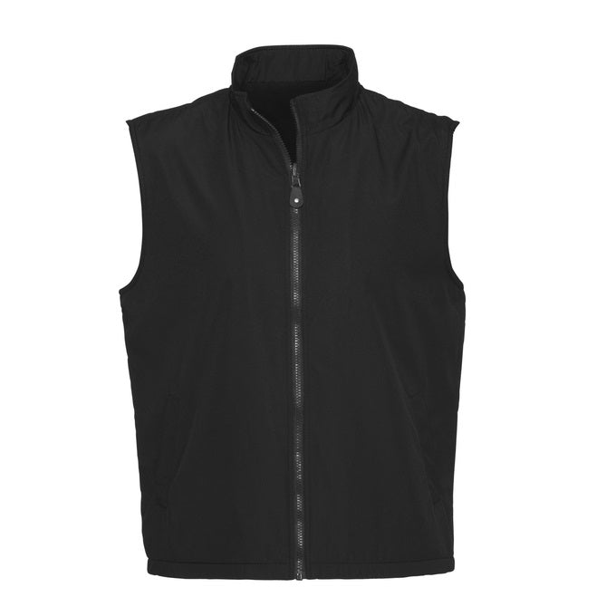 Biz Collection NV5300 Unisex Reversible Fleece Vest - Black - Alternative Front View