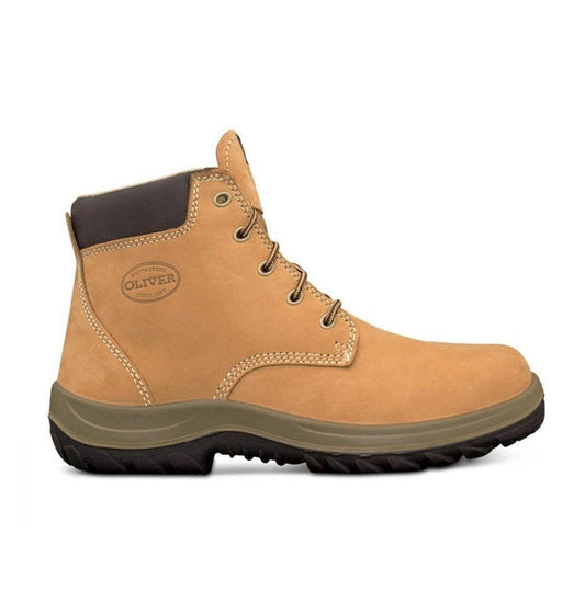 Oliver 34-632 Wheat Lace Up Ankle Safety Boots