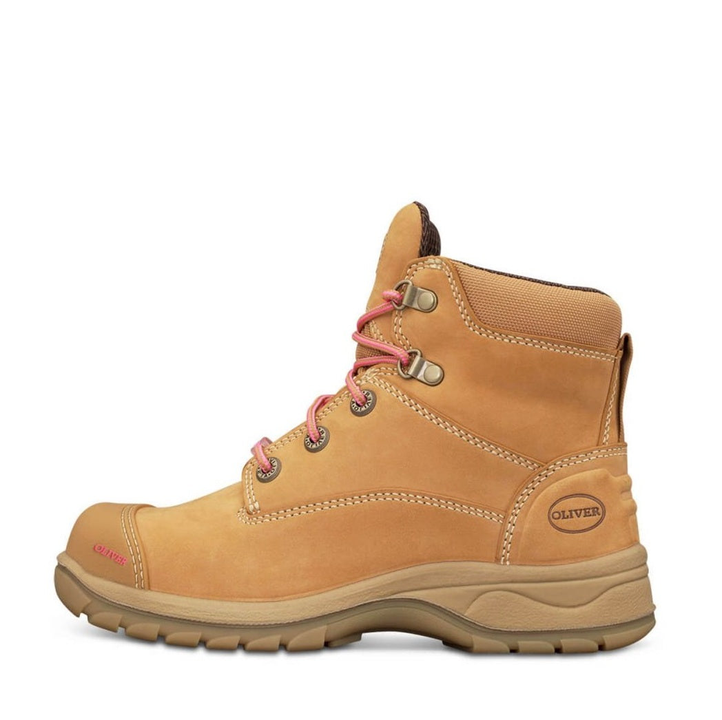 Oliver 49-432Z Ladies Wheat Zip Side Safety Boots