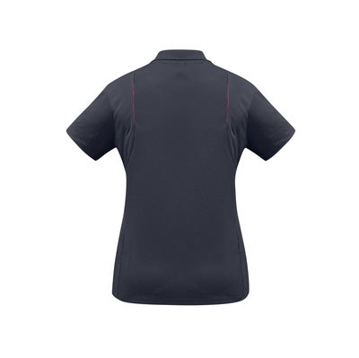 Biz Collection P244LS Ladies United Polo Navy/Magenta