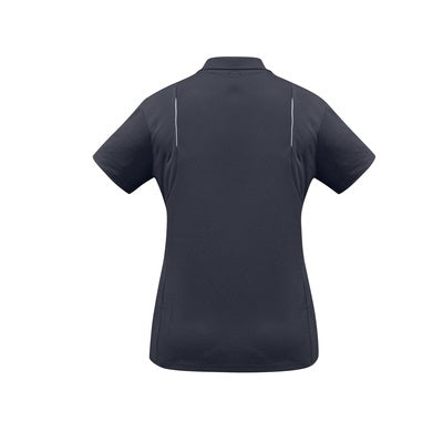 Biz Collection P244LS Ladies United Polo Navy/White