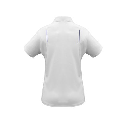 Biz Collection P244LS Ladies United Polo White/Navy