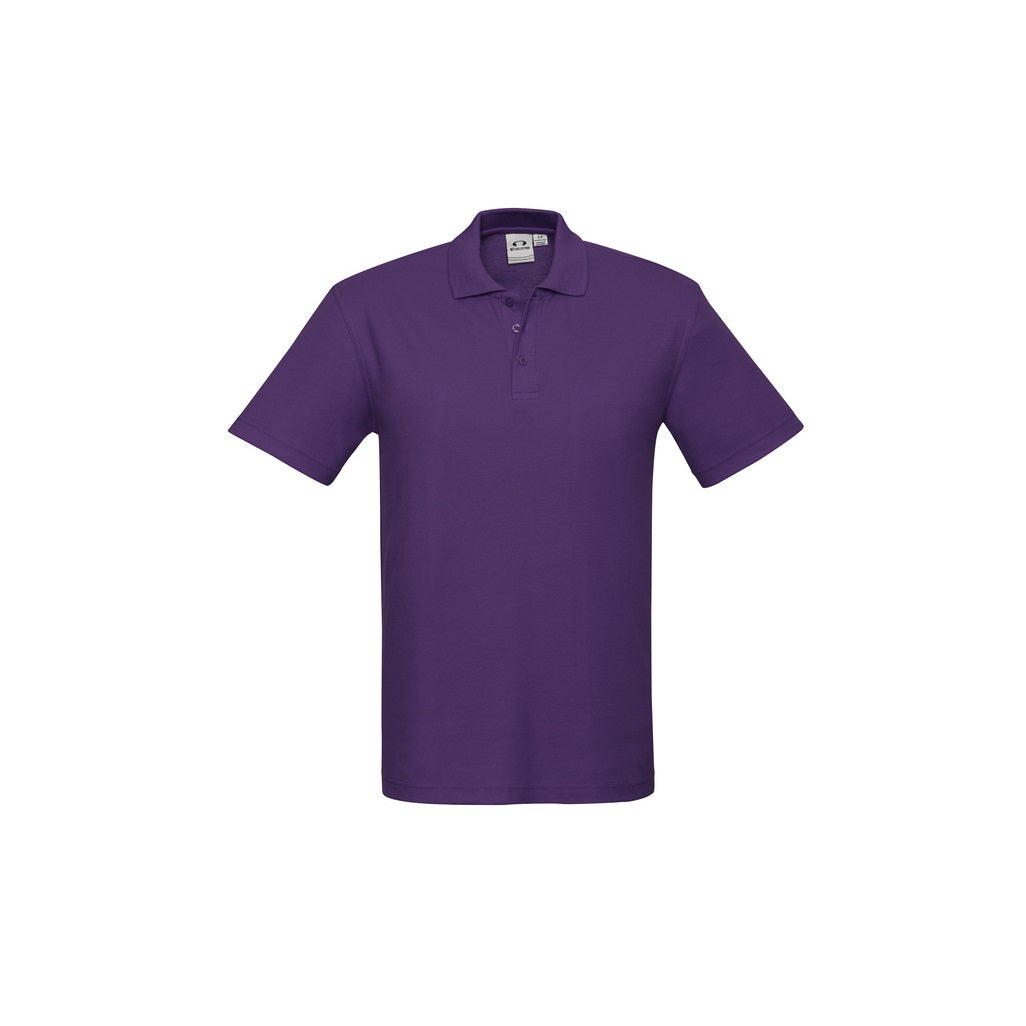 Biz Collection P400KS Crew Kids Polo Purple