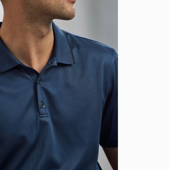 Biz Collection P412MS Mens Echo Short Sleeve Polo