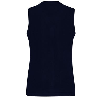 Biz Care CK961LV Womens Button Front Knit Vest