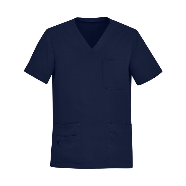 Biz Care CST945MS Mens V Neck Scrub Top