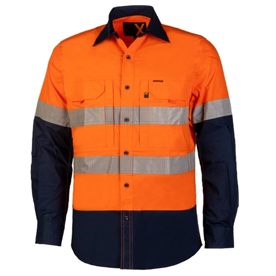 Ritemate RMX003R RMX Flexible Fit Utility Shirts Two Tone Taped