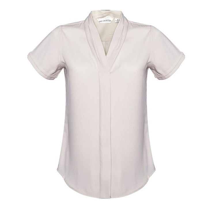 Biz Collection S628LS Madison Ladies Short Sleeve Blouse