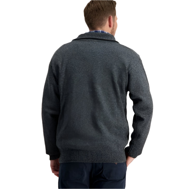Swanndri SSD2446D Men's Mariner Wool Zip Neck Sweater