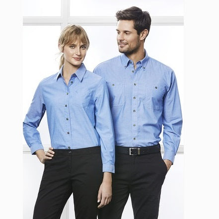 Biz Collection LB6201 Chambray Ladies L/S Shirt