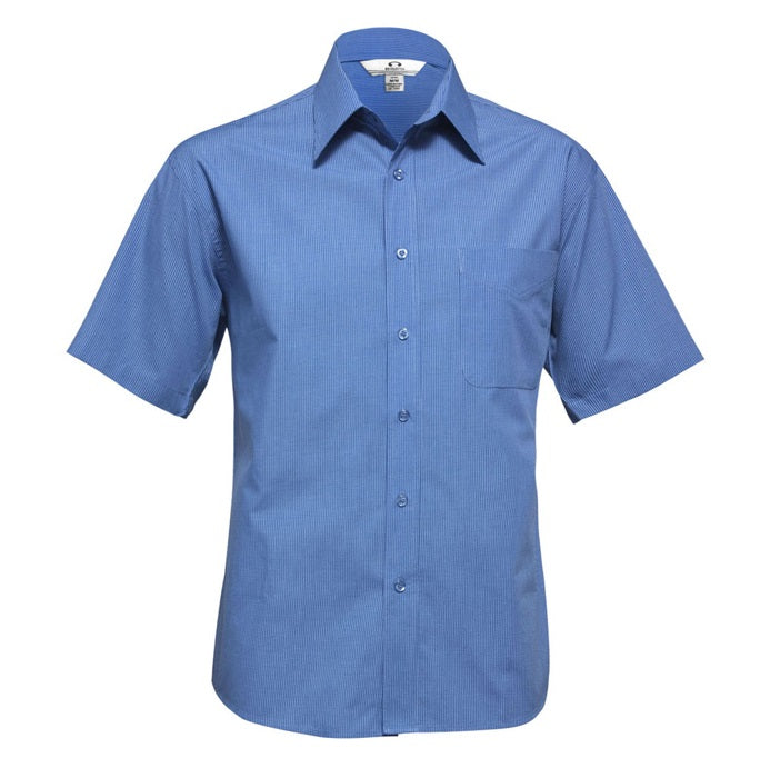 Biz Collection SH817 Micro Check Mens S/S Shirt