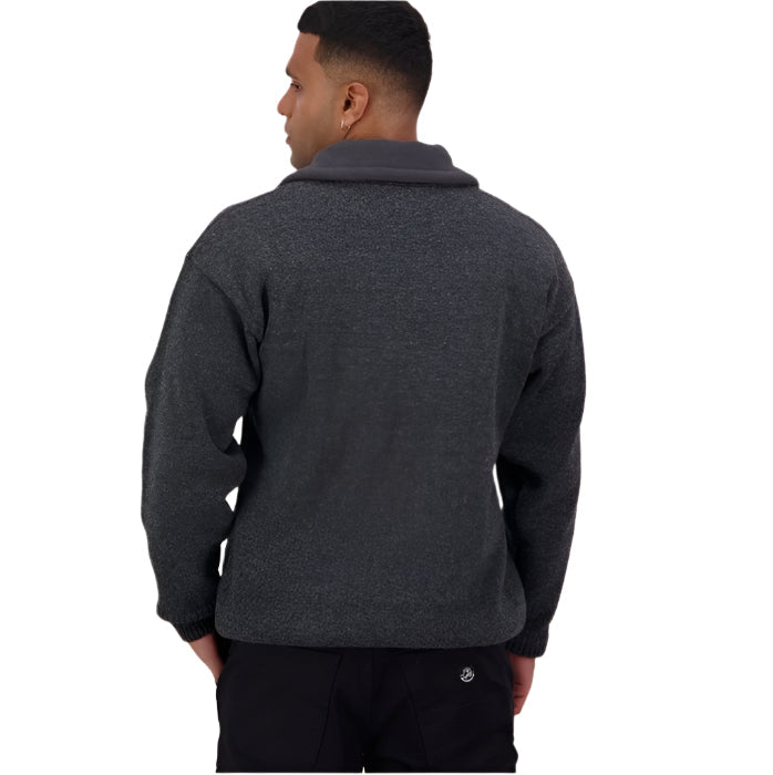 Swanndri SSD2444D Men's Rhino Stormshield Wool Jersey With Windproof Lining