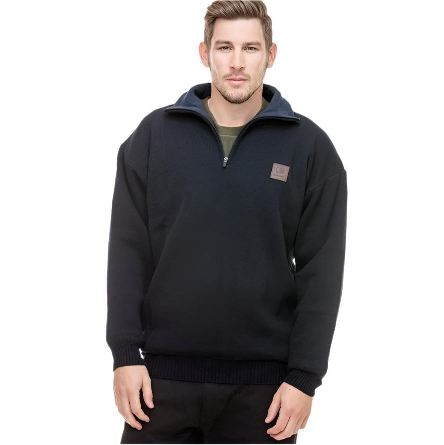 Swanndri SSD2444D Men's Rhino Stormshield Wool Jersey With Windproof Lining