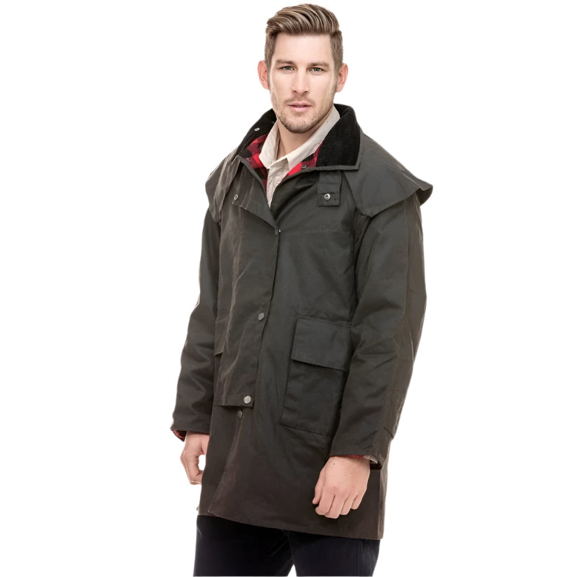 Swanndri SW194024M Baxter Oilskin Short Coat