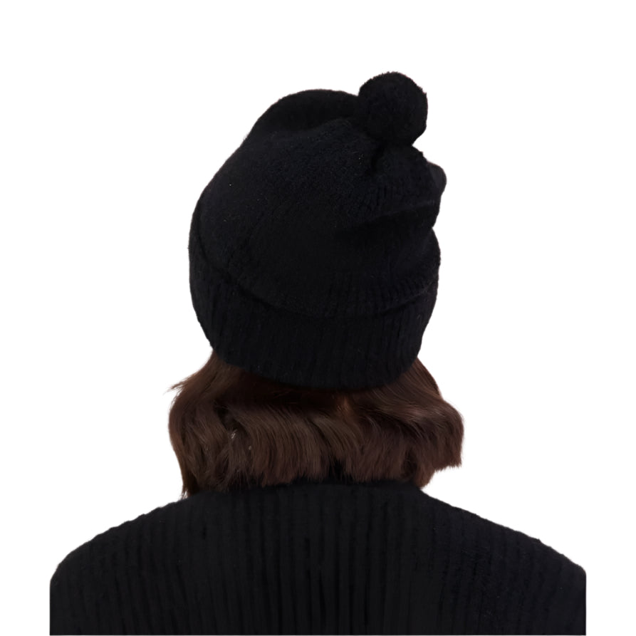 Swanndri SW219194W Women’s Hutton Turn Up Bobble Beanie