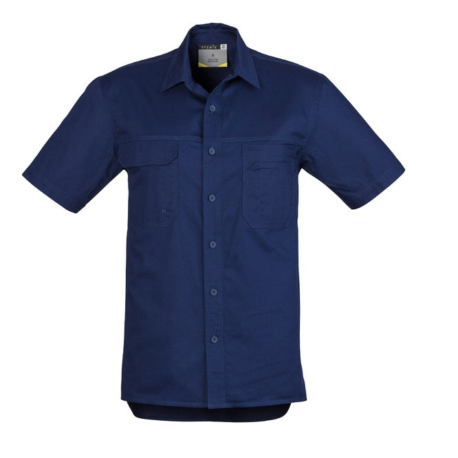 Syzmik ZW120 Mens Light Weight Tradie S/S Shirt