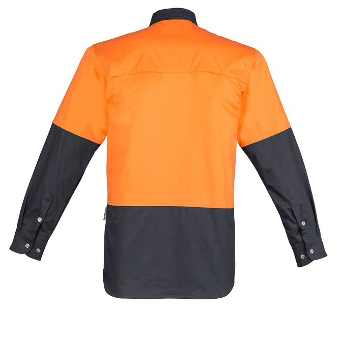 Syzmik ZW122 Mens HiVis Spliced Industrial Shirt