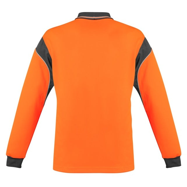 Syzmik ZH249 Mens HiVis Aztec L/S Polo