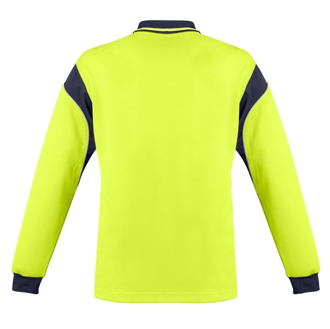 Syzmik ZH249 Mens HiVis Aztec L/S Polo