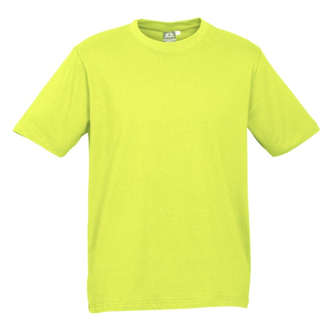 Biz Collection T10032 Kids Ice Tee Fluro Yellow Lime