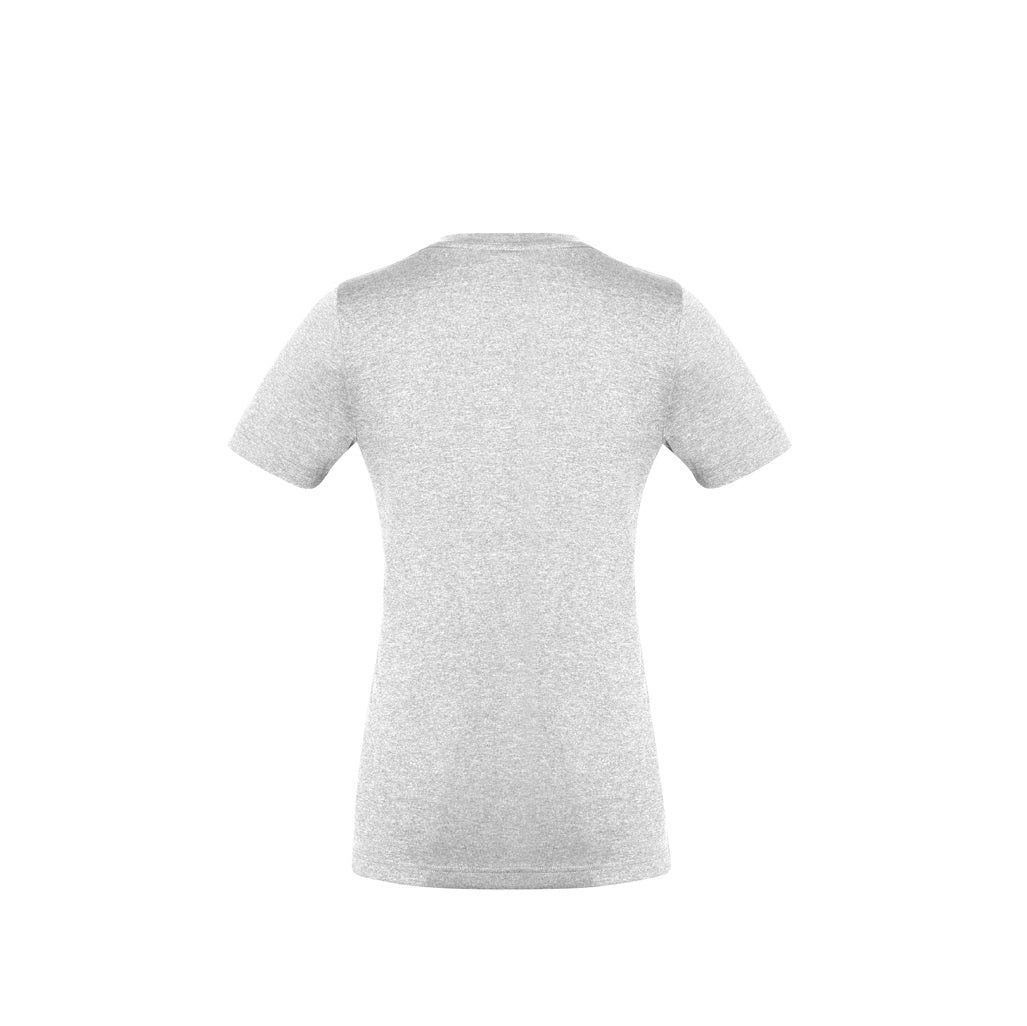 Biz Collection T800LS Ladies Aero Tee Silver - Back view