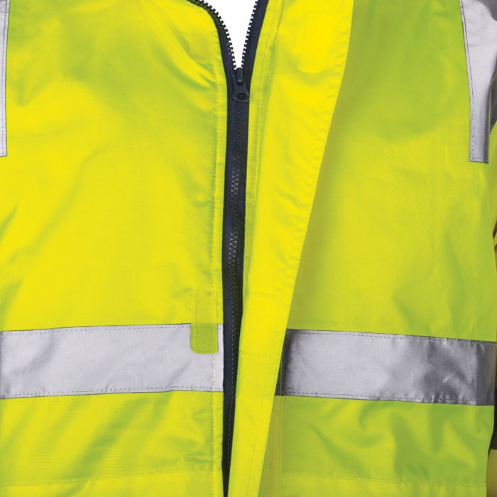 Tru Workwear TJ2930T4 Quilted Rain Jacket With Reflective Tape