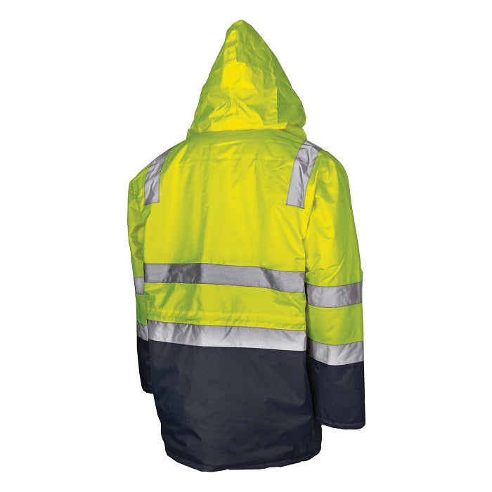 Tru Workwear TJ2930T4 Quilted Rain Jacket With Reflective Tape