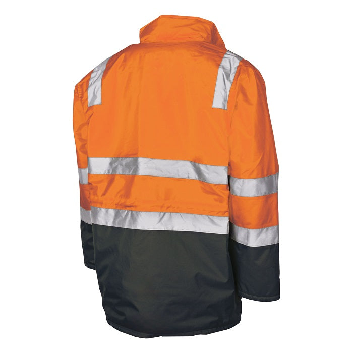 Tru Workwear TJ2930T4 Quilted Rain Jacket With Reflective Tape