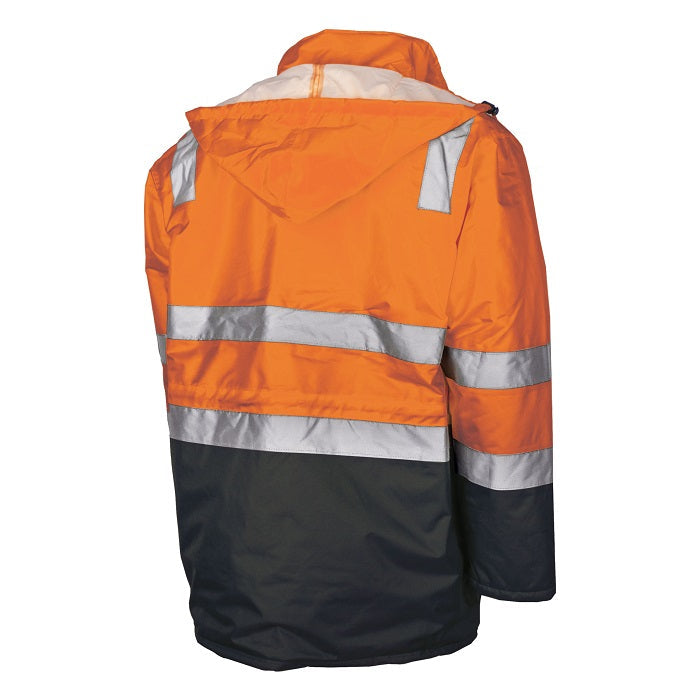 Tru Workwear TJ2930T4 Quilted Rain Jacket With Reflective Tape