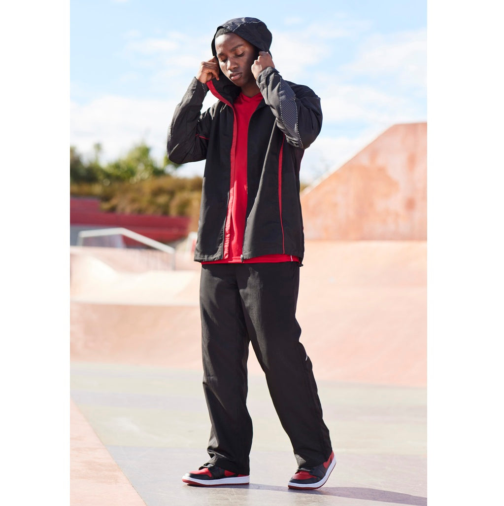 Biz Collection TP409M Razor Adults Pants - Black/Red - Lifestyle