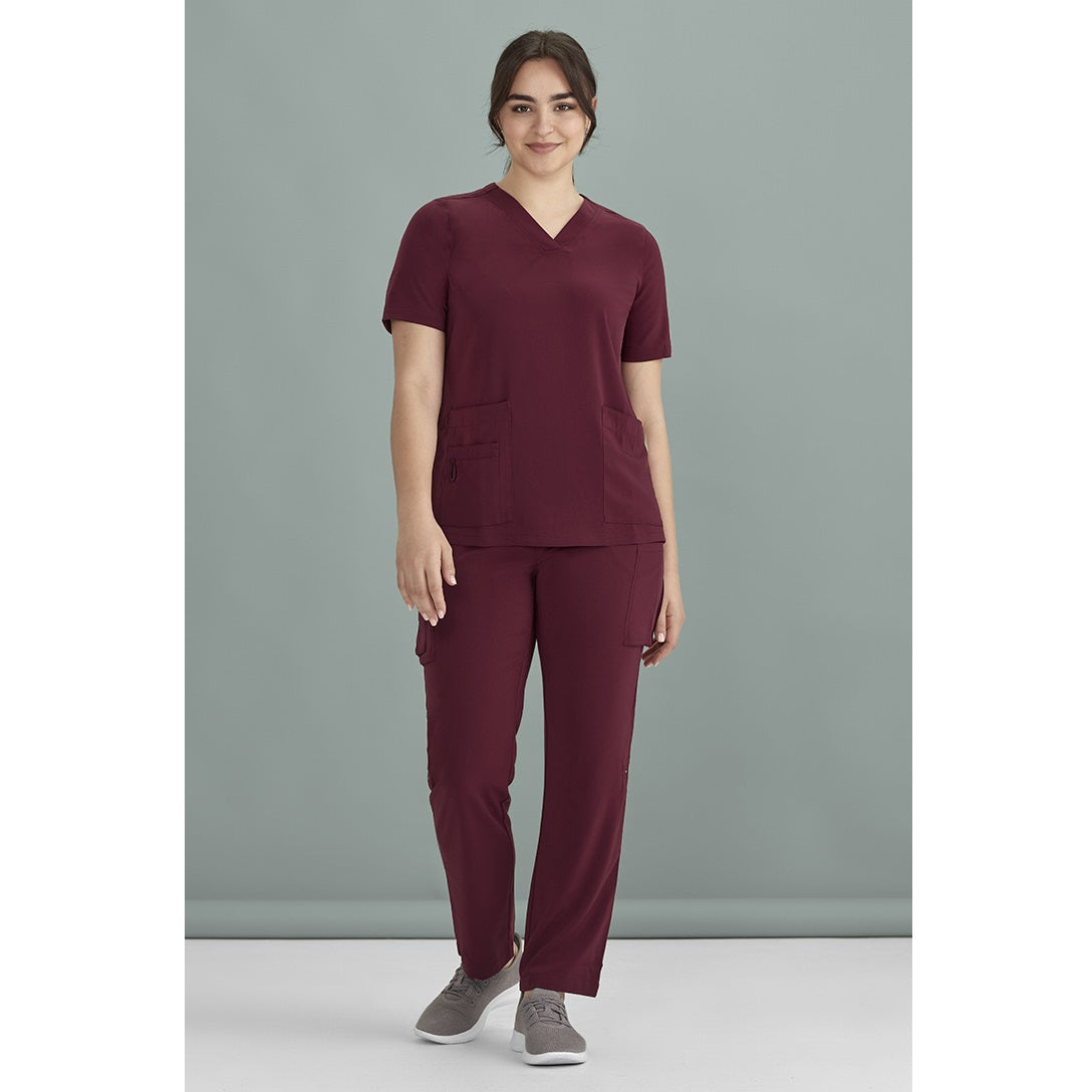 Bizcare CSP944LL Womens Multi-Pocket Straight Leg Pant