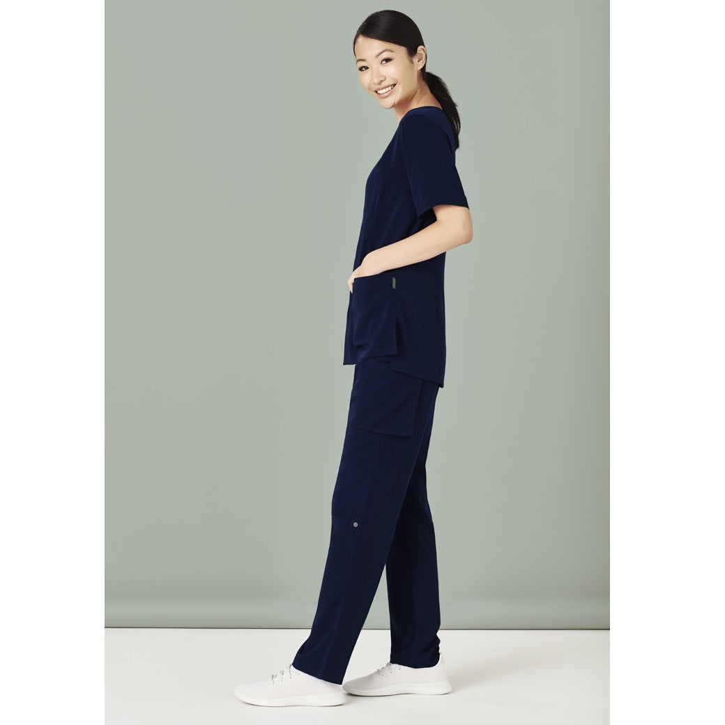 Bizcare CSP944LL Womens Multi-Pocket Straight Leg Pant