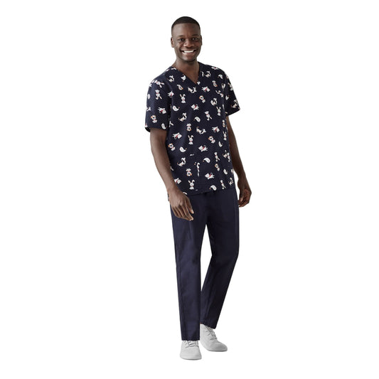 Biz Care CST147MS Best Friends Mens Scrub Top