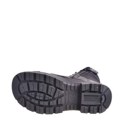 Wide Load 890BZ Black 8 Zip Side Safety Boots