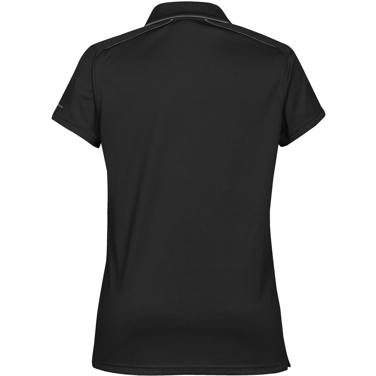 Stormtech XP-1W Women's Inertia Sport Polo - Black colour - back view