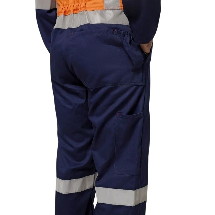 Hard Yakka Y00262 HiVis 2Tone Taped Drill Coveralls
