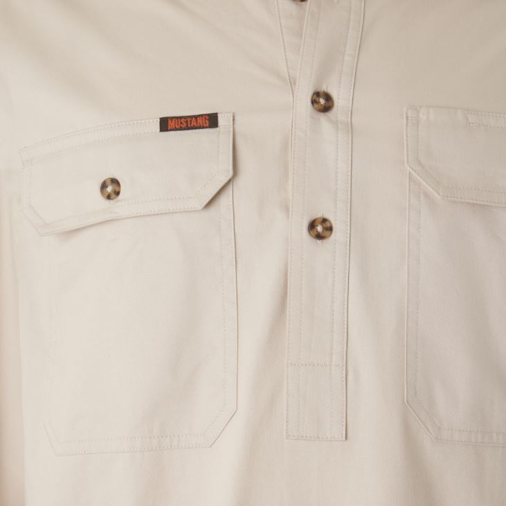 Mustang Signature Y04004 Mens Closed Front Workshirt